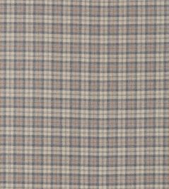 Fenton Check Fabric by Sanderson Check Grey / Cinnamon Fenton Check Fabric by Sanderson Check Grey / Cinnamon