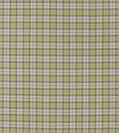 Fenton Check Fabric by Sanderson Check Caraway / Green Fenton Check Fabric by Sanderson Check Caraway / Green