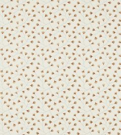 Gingko Trail Fabric by Sanderson Brick Gingko Trail Fabric by Sanderson Brick