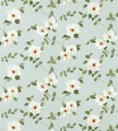 Poets Rose Fabric by Sanderson Scotch Grey Poets Rose Fabric by Sanderson Scotch Grey