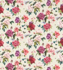 Summer Peony Fabric by Sanderson Fuchshia/Rose Summer Peony Fabric by Sanderson Fuchshia/Rose