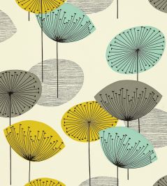 Dandelion Clocks Wallpaper by Sanderson Chaffinch Dandelion Clocks Wallpaper by Sanderson Chaffinch