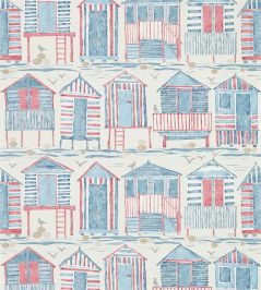 Beach Huts Wallpaper by Sanderson Nautical Beach Huts Wallpaper by Sanderson Nautical