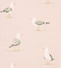 Shore Birds Wallpaper by Sanderson Blush Shore Birds Wallpaper by Sanderson Blush