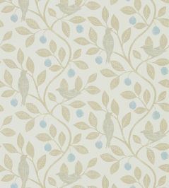 Damson Tree Wallpaper by Sanderson Denim/Barley Damson Tree Wallpaper by Sanderson Denim/Barley