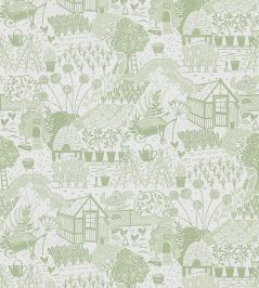 The Allotment Wallpaper by Sanderson Fennel The Allotment Wallpaper by Sanderson Fennel