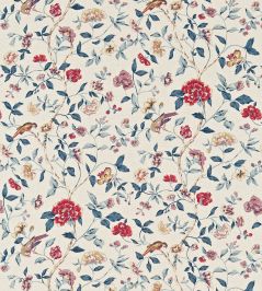 Sissinghurst Fabric by Sanderson Indigo/Ruby Sissinghurst Fabric by Sanderson Indigo/Ruby
