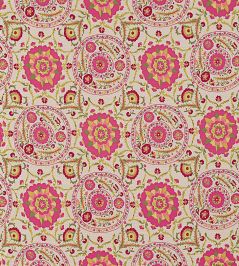 Anthos Fabric by Sanderson Cerise/Lime Anthos Fabric by Sanderson Cerise/Lime