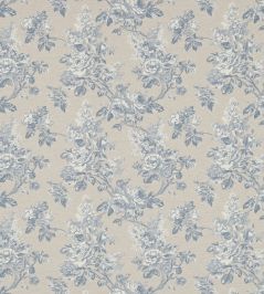 Sorilla Damask Fabric by Sanderson Delft/Linen Sorilla Damask Fabric by Sanderson Delft/Linen