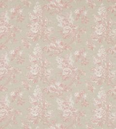 Sorilla Damask Fabric by Sanderson Shell Pink/Linen Sorilla Damask Fabric by Sanderson Shell Pink/Linen