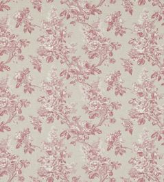 Sorilla Damask Fabric by Sanderson Rose/Linen Sorilla Damask Fabric by Sanderson Rose/Linen