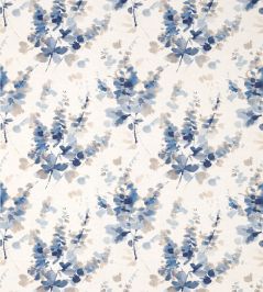 Delphiniums Fabric by Sanderson Indigo Delphiniums Fabric by Sanderson Indigo