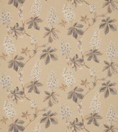 Chestnut Tree Fabric by Sanderson Wheat/Pebble Chestnut Tree Fabric by Sanderson Wheat/Pebble