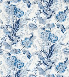 Sandoway Vine Fabric by Schumacher Delft Sandoway Vine Fabric by Schumacher Delft