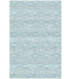 Sanganer Rug by William Yeoward Duck Egg Sanganer Rug by William Yeoward Duck Egg