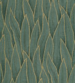 Sansevieria Wallpaper by Casadeco Vert Foret Sansevieria Wallpaper by Casadeco Vert Foret
