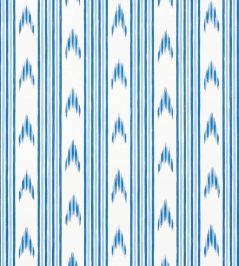 Santa Barbara Ikat Wallpaper by Schumacher Indigo Santa Barbara Ikat Wallpaper by Schumacher Indigo