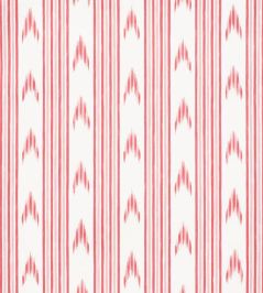 Santa Barbara Ikat Wallpaper by Schumacher Pink Santa Barbara Ikat Wallpaper by Schumacher Pink