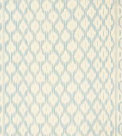 Santa Monica Ikat Fabric by Schumacher China Blue Santa Monica Ikat Fabric by Schumacher China Blue