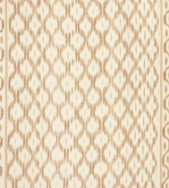 Santa Monica Ikat Fabric by Schumacher Neutral Santa Monica Ikat Fabric by Schumacher Neutral