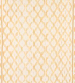 Santa Monica Ikat Fabric by Schumacher Yellow Santa Monica Ikat Fabric by Schumacher Yellow