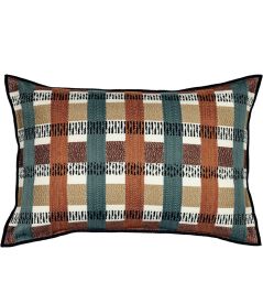 Santana Cushion 40 x 60cm by Maison Casamance Terracota Foncé Santana Cushion 40 x 60cm by Maison Casamance Terracota Foncé