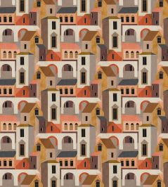 Santiago Fabric by Prestigious Textiles Sunset Santiago Fabric by Prestigious Textiles Sunset