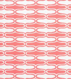 Saraband Fabric by Thibaut Coral Saraband Fabric by Thibaut Coral