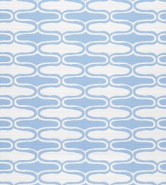 Saraband Fabric by Thibaut Sky Saraband Fabric by Thibaut Sky