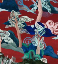 Saranda Wallpaper by Arte Vermilion Trees Saranda Wallpaper by Arte Vermilion Trees