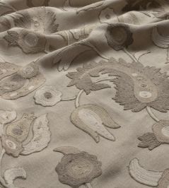 Sarouk Fabric by Warwick Parchment Sarouk Fabric by Warwick Parchment