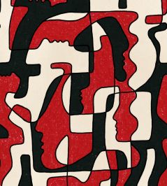 Saudade Wallpaper by MINDTHEGAP Red Saudade Wallpaper by MINDTHEGAP Red