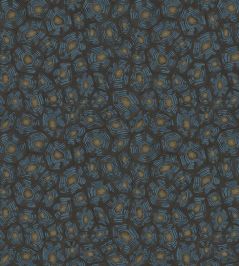 Savanna Shell Wallpaper by Cole & Son Denim Charcoal & Metallic Gold Savanna Shell Wallpaper by Cole & Son Denim Charcoal & Metallic Gold
