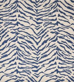 Savannah Fabric by Osborne & Little Indigo/Linen Savannah Fabric by Osborne & Little Indigo/Linen