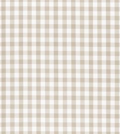 Saybrook Check Fabric by Anna French Beige Saybrook Check Fabric by Anna French Beige