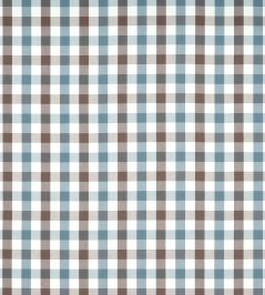 Saybrook Check Fabric by Anna French Brown and Slate Saybrook Check Fabric by Anna French Brown and Slate