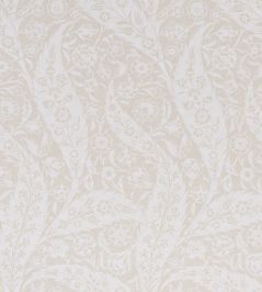 Saz Paisley Wallpaper by Schumacher Ivory Saz Paisley Wallpaper by Schumacher Ivory