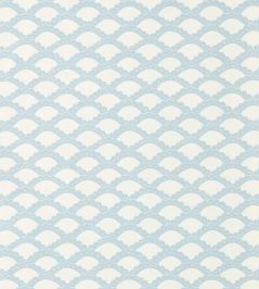 Scallop Frill Wallpaper by Scion Cornflower Scallop Frill Wallpaper by Scion Cornflower