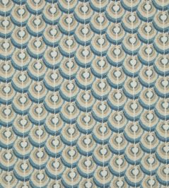 Scallop Spot Fabric by Liberty Lapis Scallop Spot Fabric by Liberty Lapis