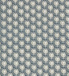 Scallop Spot Fabric by Liberty Smalt Blue Scallop Spot Fabric by Liberty Smalt Blue
