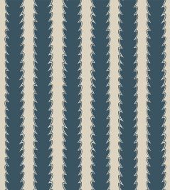 Scallop Stripe Wallpaper by Josephine Munsey Beakster Blue/Edge Sand Scallop Stripe Wallpaper by Josephine Munsey Beakster Blue/Edge Sand