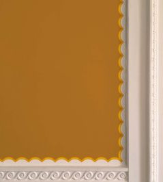 Scalloped Border Wallpaper by Ottoline Yellow Scalloped Border Wallpaper by Ottoline Yellow