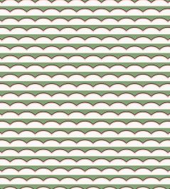Scallops Wallpaper by Ottoline Green Scallops Wallpaper by Ottoline Green