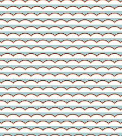 Scallops Wallpaper by Ottoline Light Blue Scallops Wallpaper by Ottoline Light Blue