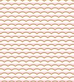 Scallops Wallpaper by Ottoline Pink Scallops Wallpaper by Ottoline Pink