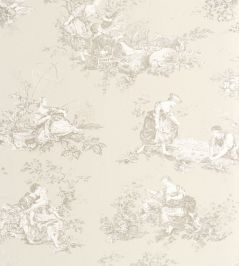 Scene D'Ete Wallpaper by Casadeco Beige Lin Scene D'Ete Wallpaper by Casadeco Beige Lin