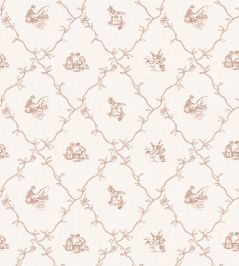 Scenes Wallpaper by Coordonne Peach Scenes Wallpaper by Coordonne Peach