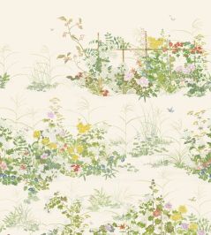 Scenic Flora Mural by Cole & Son Natural White Scenic Flora Mural by Cole & Son Natural White