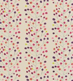 Berry Tree Fabric by Scion Mink / Plum / Berry / Lime Berry Tree Fabric by Scion Mink / Plum / Berry / Lime