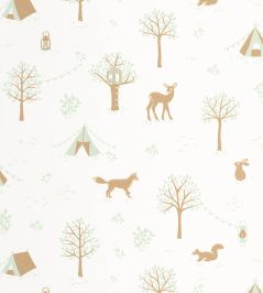 Scouty Wallpaper by Caselio Vert d'eau Scouty Wallpaper by Caselio Vert d'eau